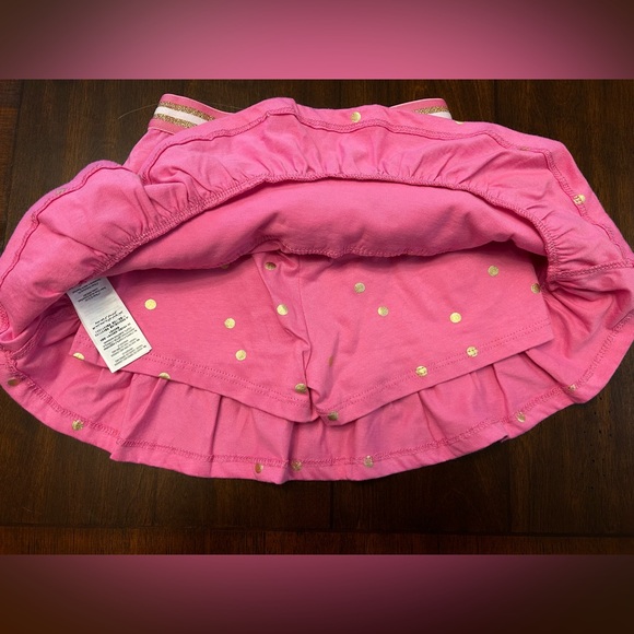 Mini Boden NWT Pink Skirt with Gold Accents - Picture 5 of 7